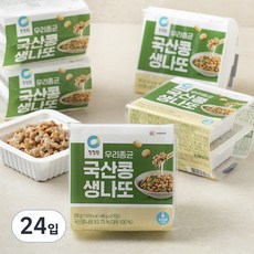 청정원 우리종균 국산콩 생나또, 48g, 12개입, 2개