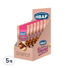 HBAF 原味綜合堅果, 180g, 5盒
