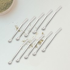 HAEMO Willive 韓國製 304不鏽鋼 調味料匙, 10個, 銀色