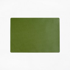 質感皮革長方餐墊-墨綠色, 1入, 墨綠色, 45 x 32 x 0.1cm