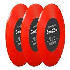 다다 초강력 양면테이프 3mm x 3m, 투명, 3개
