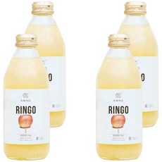 Kimino 青森蘋果氣泡果汁飲, 250ml, 4個