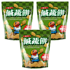 華元 鹹蔬餅, 172g, 3包