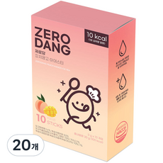 Zerodang 桃芒果冰茶, 10入, 2個, 3g