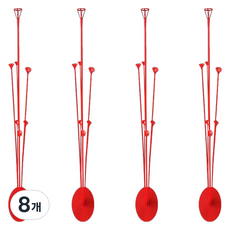 Mandeul Hobby 活動用氣球支架 7球 40~70cm, 紅色, 8個