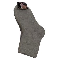 TOMOKUNI ANGORA MIX 兔毛保暖女短襪 灰色 2雙入 (效期可用), 22~24cm