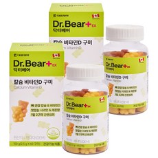 DAEWOONG 大熊製藥 鈣&維他命D軟糖, 150g, 2罐