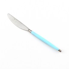 Bogen Le bien 緞面餐具 餐刀, 1個, 柔和藍色