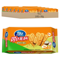 可口 酸奶洋蔥可口美酥 一條裝, 90g, 20包