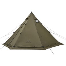 Naturehike 挪客 牧場Fire八邊金字塔帳篷 外帳, 棕綠色, 2~3人