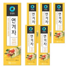 청정원 연겨자, 95g, 6개