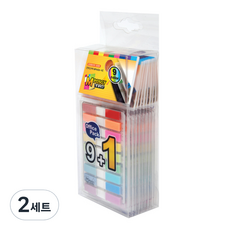 M POSGY MFLAG Z字形辦公室包 9+1 索引貼紙, 2套, 20入