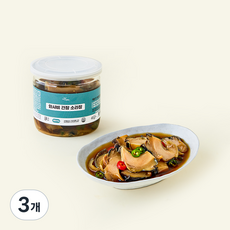 초록햇살 와사비 간장 소라장 슬라이스, 300g, 3개