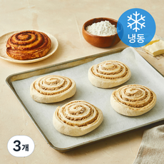 삼양사 서브큐 시나몬 훨 (냉동), 90g, 3개, 4개입