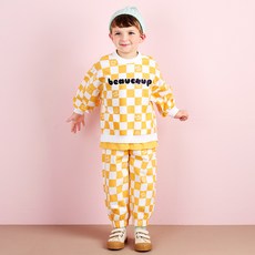 MARI N MORI 兒童Mori棋盤格紋上下套裝