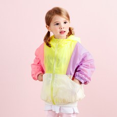 WALTON kids 孩童拼色連帽外套