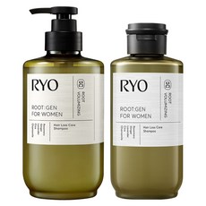 려 루트젠 여성 맞춤 탈모증상전문케어 샴푸 베르가못 앤 라벤더향 515ml + 242ml 세트, 1세트