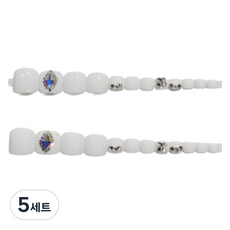 비투윈 패디팁 세트, 5세트, 화이트스톤 오로라 젤타입
