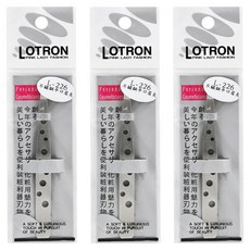 LOTRON 不銹鋼平口眉夾 L-226 型號, 3支