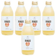 Kimino 青森蘋果氣泡果汁飲, 250ml, 5個