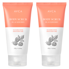 AVCA 身體磨砂膏 黑莓香, 2個, 180g