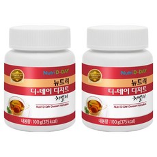 Nutri D-DAY Dessert草本茶粉, 100g, 1罐, 2罐