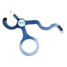 局部睫毛夾 塑膠 HC-0233, 藍色, 1個