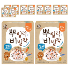 미즈앤코 뿌리락 비빌락 후레이크 4p, 멸치, 20g, 12개입