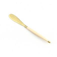 Bogen Le Bien 金色餐具奶油刀, 1個, 米色