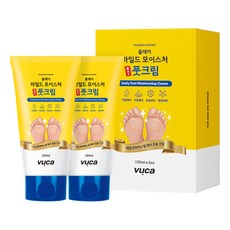 vuca 全天溫和保濕足霜, 2入, 2入, 120ml
