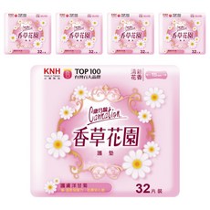 康乃馨 香草花園護墊 洋甘菊, 15cm, 32片, 5包