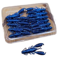 MR.BEE 蜜蜂先生 機械蝦軟蟲 1.5, 藍色, 1個