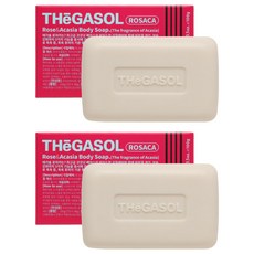 THeGASOL Rozaka 搓澡去角質沐浴皂, 100g, 2個