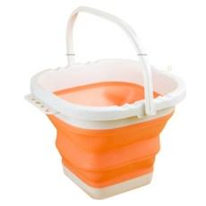 Simple Line 美術用可折疊方形筆架水桶, 隨機出貨