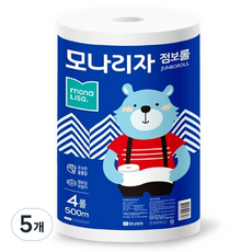 모나리자 1겹 점보롤, 500m, 4개입, 5개