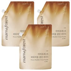 mamaforest 強力泡泡清潔粉補充包, 1kg, 3個