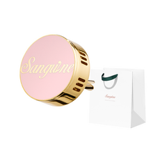 Sanguine 車用出風口芳香夾 Cool Water 粉色+禮盒, 1組