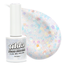 tilda 폴리쉬 컬러젤 매니큐어, T081 화이트블룸, 1개, 10ml
