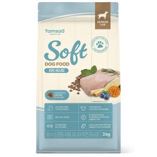 탐사 소프트 사료 치킨레시피 시니어, 3kg, 1개, 닭