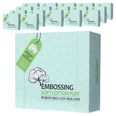 MediFlower 壓花柔軟化妝棉, 300入, 18個