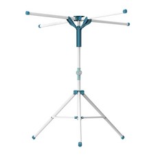 巧巧 小資族輕鬆收折晾曬架, 白色 + 綠色, 1個