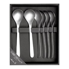 SORI YANAGI 柳宗理 刀叉禮盒, 銀色, 1盒, 茶匙