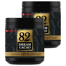 LOTTE 樂天 骰子巧克力82%, 86g, 2罐