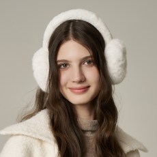 WHITE SANDS 女性用毛絨可折疊耳罩 Marti