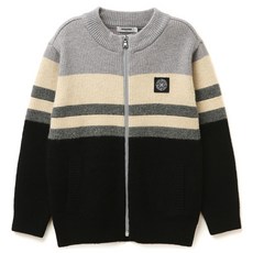 레노마키즈 남아용 칼라 블럭니트 집업 가디건 R2241K400