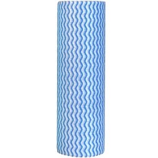 CM 一次性撕取式廚房捲筒抹布 藍色, 50個, 1個