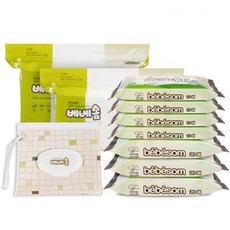 베베솜 건티슈 10매입 x 4개 + 20매입 x 3개 + 100매입 x 2개 + 지퍼백 세트