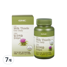 GNC 밀크씨슬 원데일리, 60정, 7개