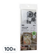 제이라이프 스탠딩 음식물 쓰레기 비닐백 화이트 15 x 10 x 18 cm, 100개