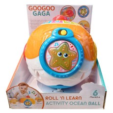 GOOGOOGAGA 聲光探索海洋球, 1個, 多色